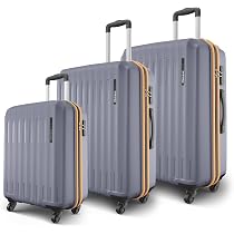 Buy Safari Genius Theo 8 Wheels Set of 2 (Cabin + Medium) Trolley